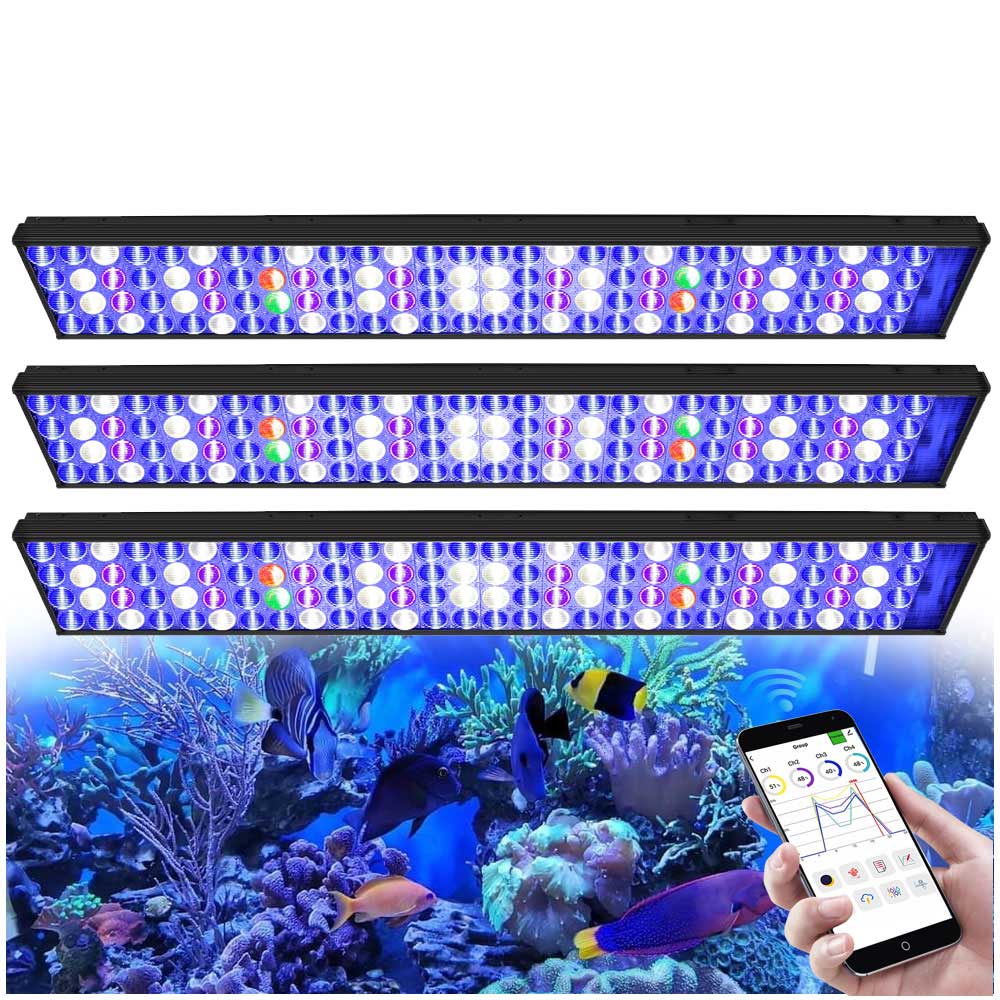 Marine X Aquarium - 3 × مصباح حوض السمك PopBloom
