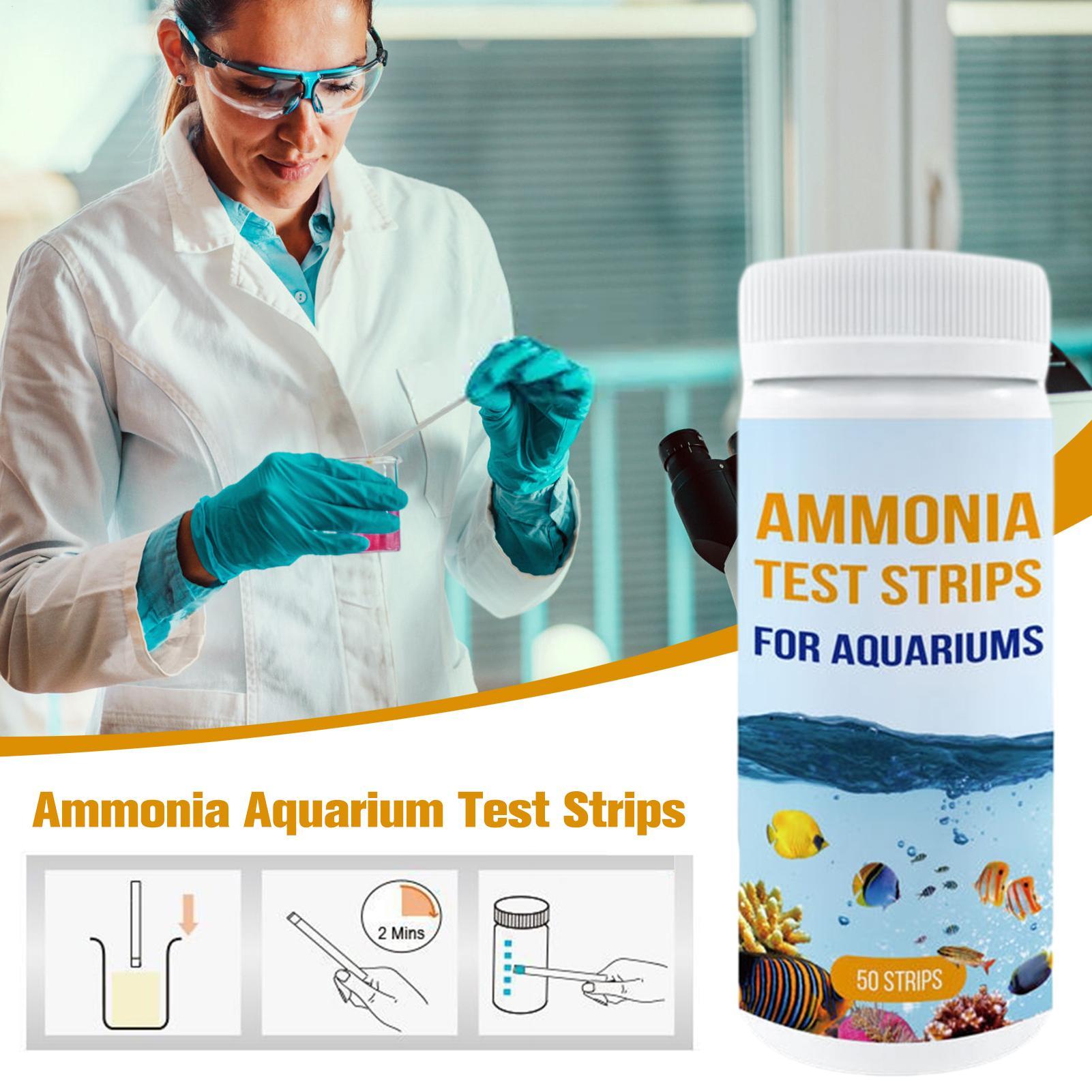 Marine Aquarium Water Test Kit - شرائط اختبار الأمونيا للأحواض المائية، مجموعة