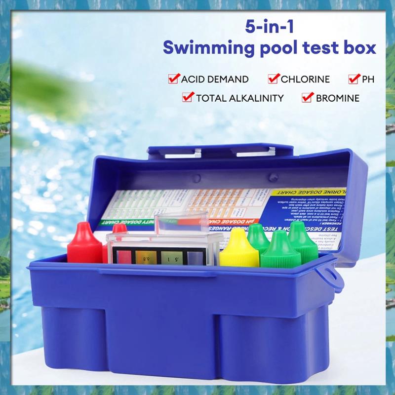 Marine Aquarium Water Test Kit - مجموعة اختبار 5 اتجاهات جديدة لحمام
