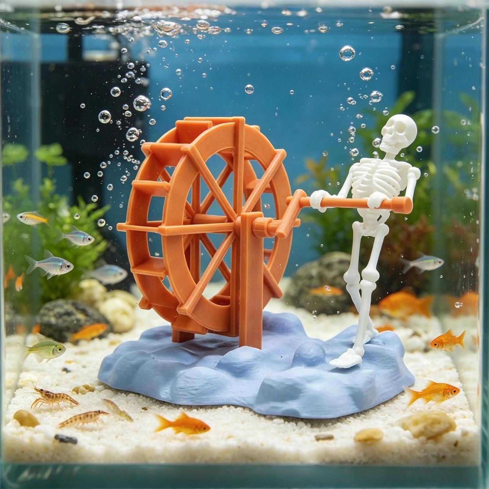 Aquarium Marineland - ديكور هيكل عظمي إبداعي للمناظر الطبيعية