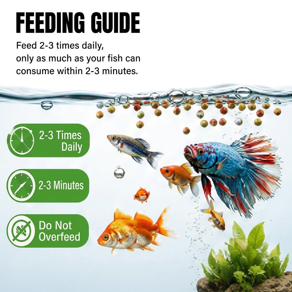 طعام أسماك استوائية صغيرة 60 ج - مراجعة Aquarium Marineland وسعره