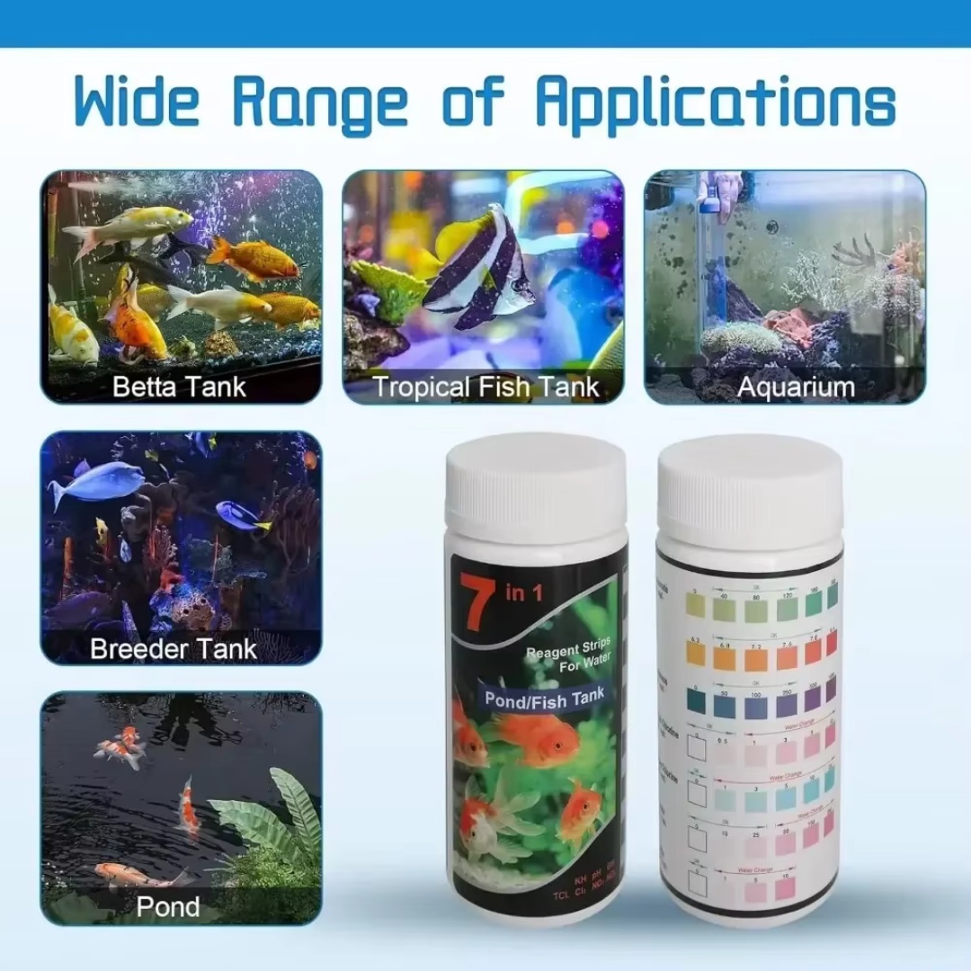 مجموعة شرائط اختبار درجة الحمو - مراجعة Marine Aquarium Water Test Kit وسعره
