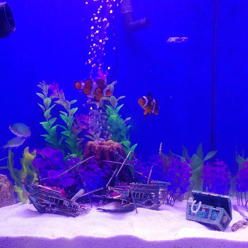 زخرفة حوض السمك الاصطناعي ، دي - مراجعة Aquarium Marineland وسعره