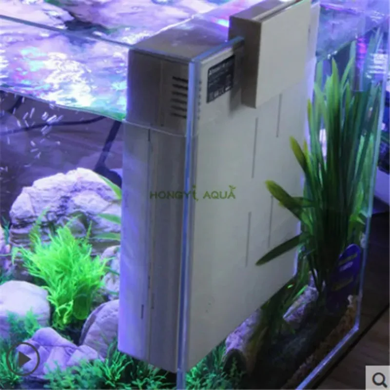 جديد وصول SP-200 SP-500 عودة م - مراجعة Marine Aquarium Overflow Box وسعره
