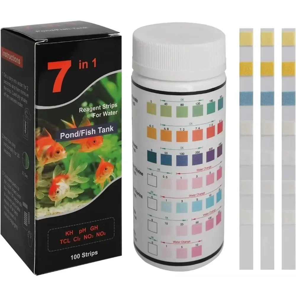شرائط اختبار درجة الحموضة (PH) - مراجعة Marine Aquarium Water Test Kit وسعره