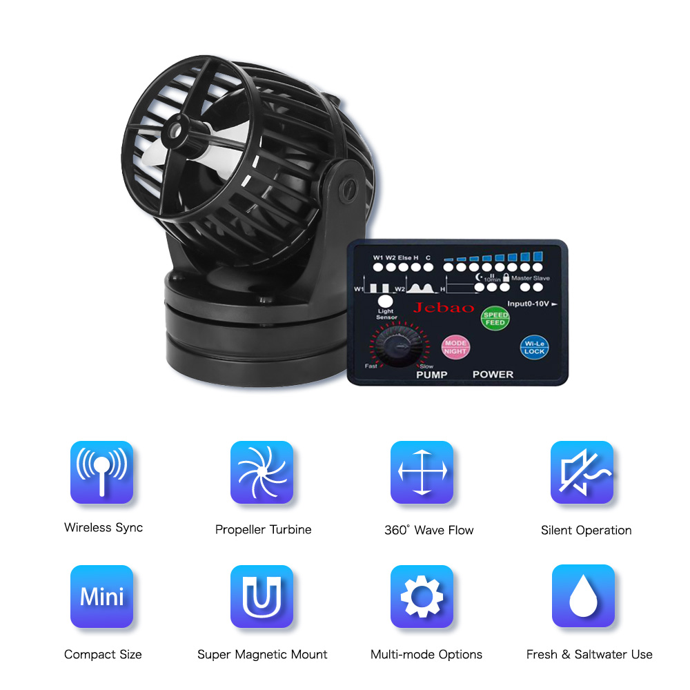 مضخة صانع الأمواج جيباو جيكود  - مراجعة Marine Aquarium Return Pump وسعره