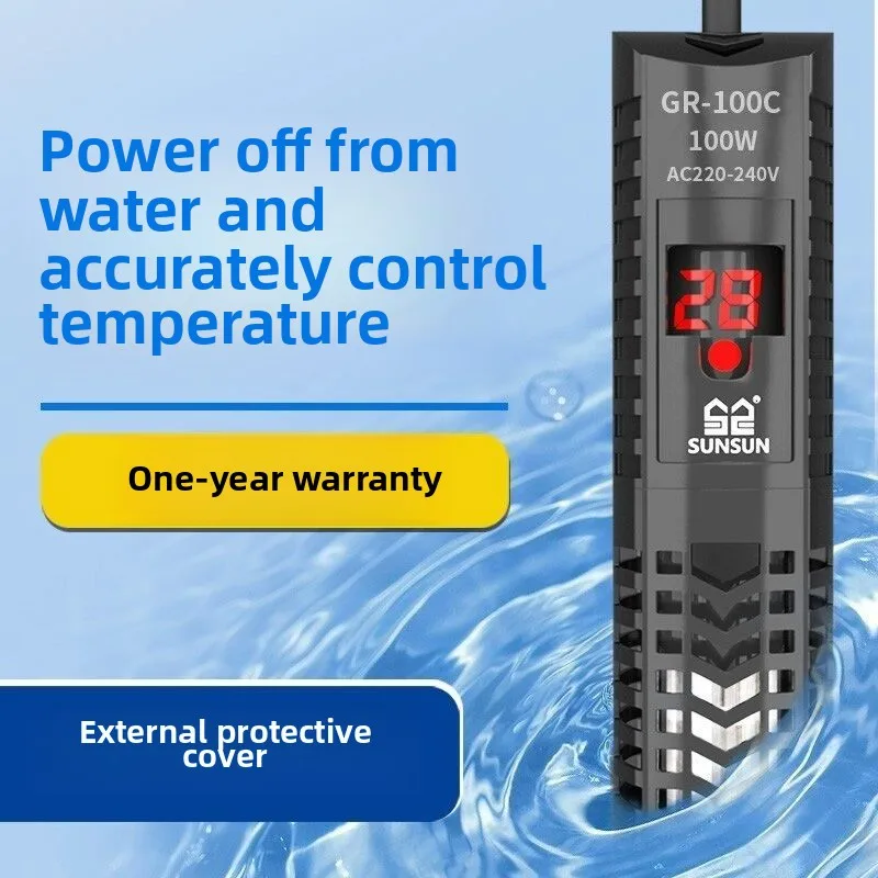 SUNSUN حوض السمك سخان غاطسة خز - مراجعة Aquarium Blue Marine Reef 60 وسعره