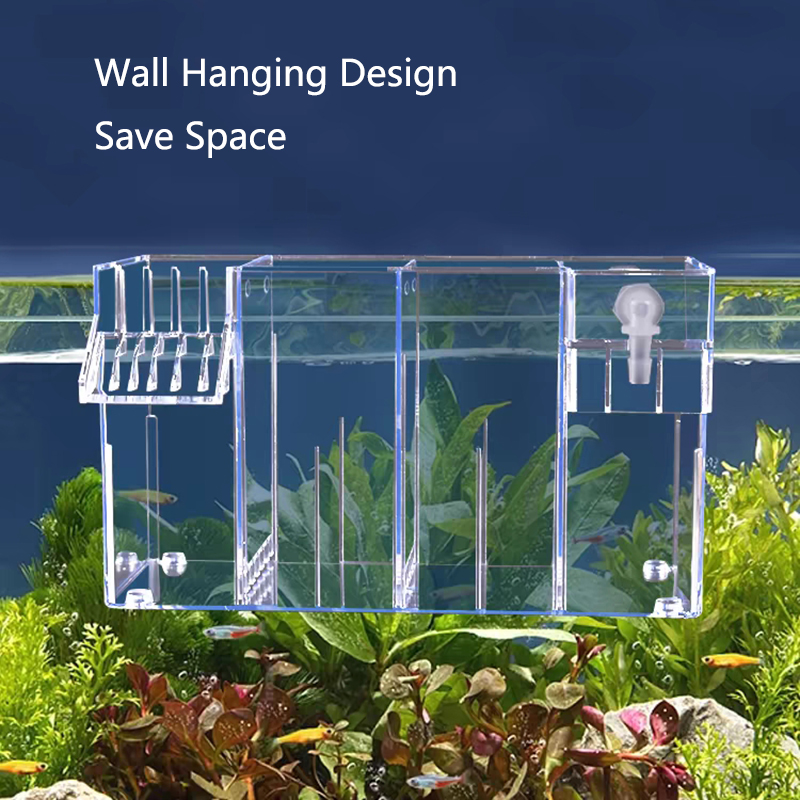 صندوق فلتر أكريليك خارجي لخزان - مراجعة Marine Aquarium Overflow Box وسعره