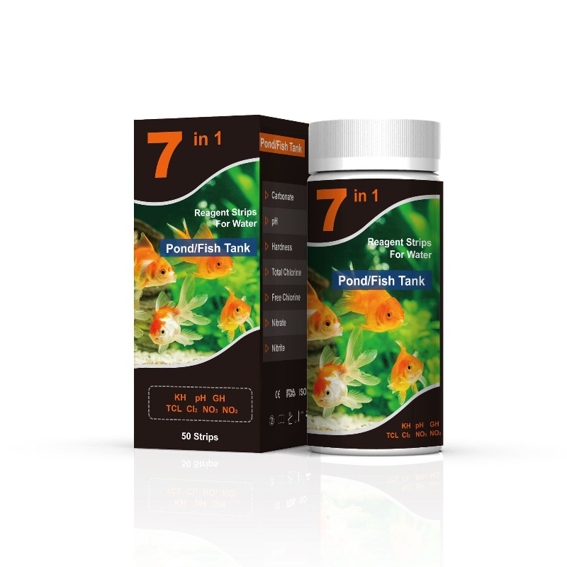 شرائط اختبار أحواض السمك 7 في  - مراجعة Marine Aquarium Water Test Kit وسعره